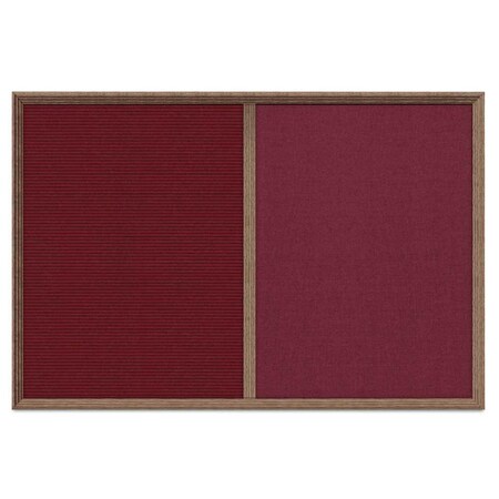 United Visual Products Enclosed Corkboard, 1 Door, 24"x36", 4" Fra, UV3422-WHITE-KEYLIME UV3422-WHITE-KEYLIME